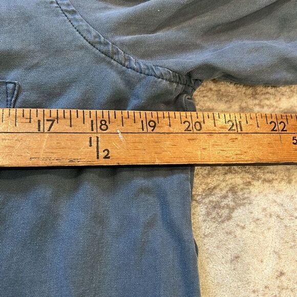 Cloth & Stone Slate Shirt Dress 100 percent Tencil size large - Picture 4 of 6